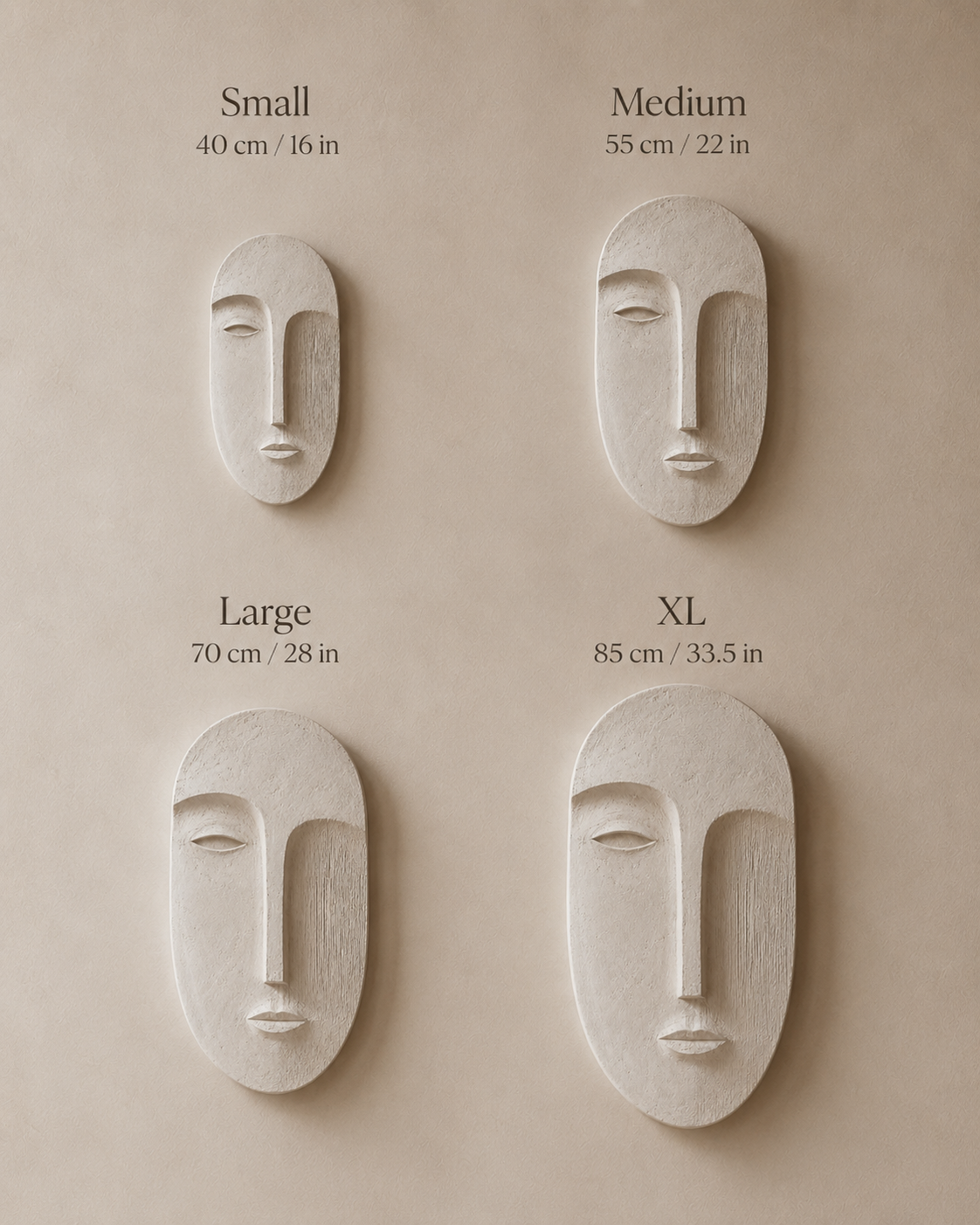 Carved Face Wall Panel