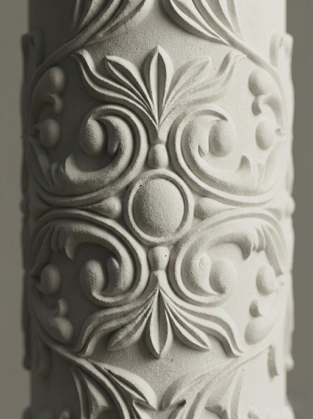 Handcrafted Sculptural Column Interior Decor – Architectural Mineral Plaster Totem – Statement Piece
