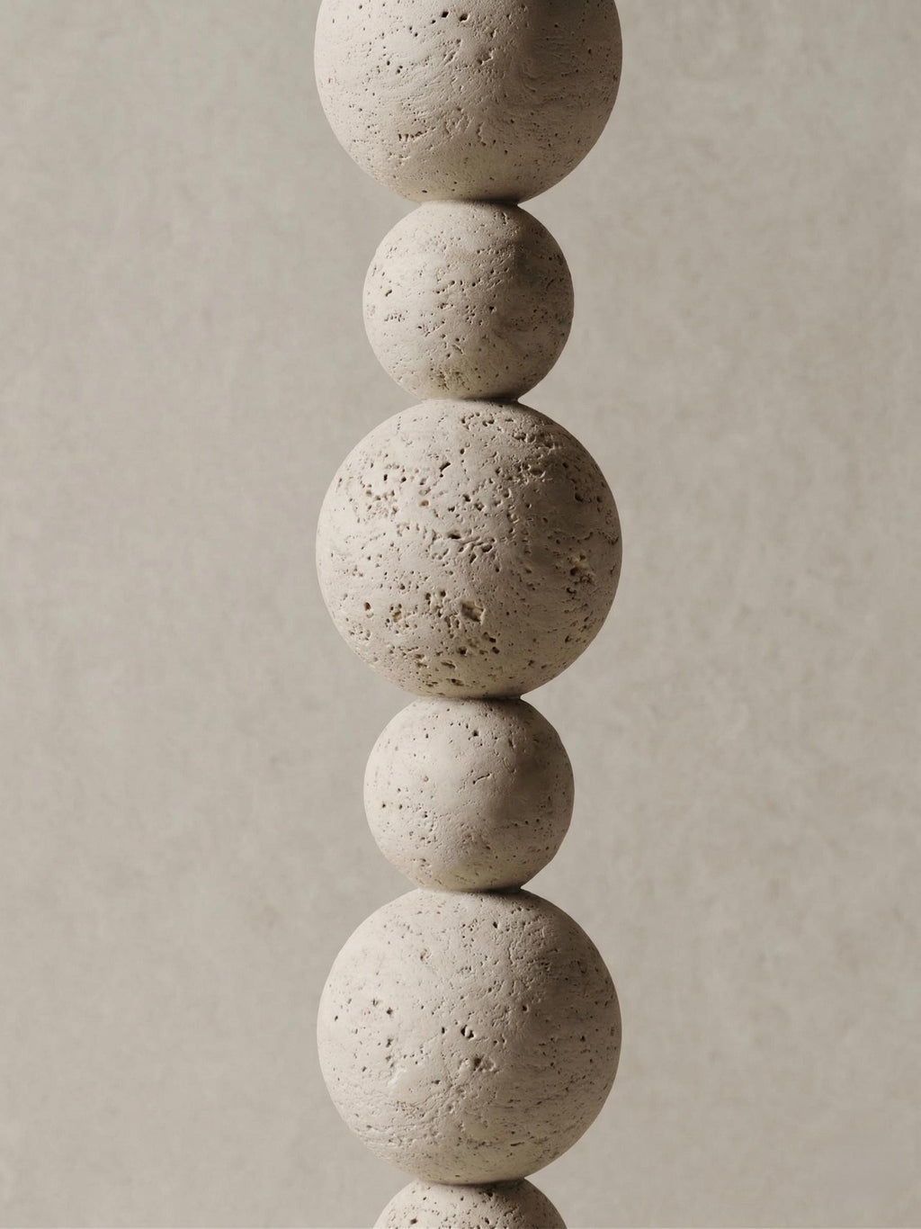 Minimalist Stone Totem – Textured Sculpture Floor Decor – Handmade Sculptural Column – Modern Organic Home Accent
