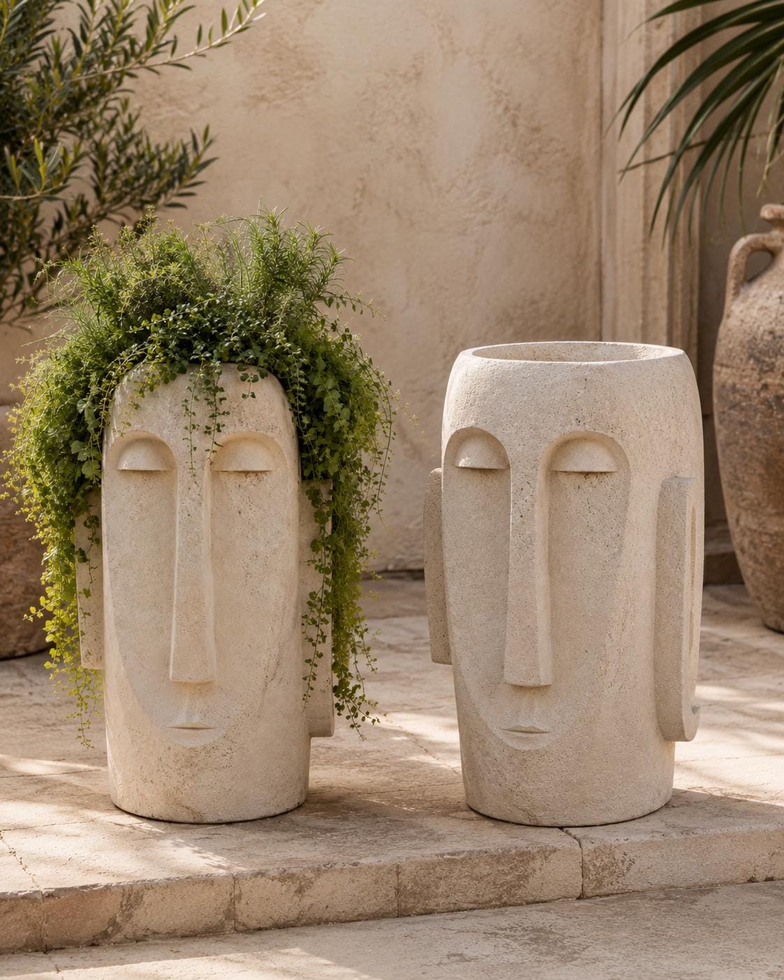 Sculptural Face Planter