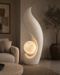 Illuminated Sculptural Art Object | Modern Sculptural Floor Lamp | Large Decor 71 Inches