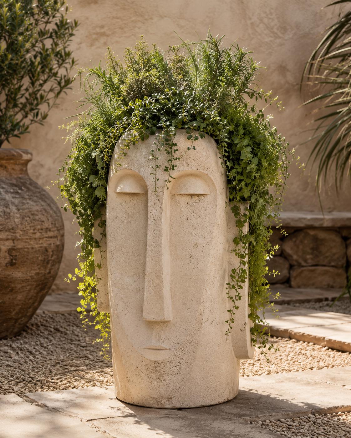 Sculptural Face Planter