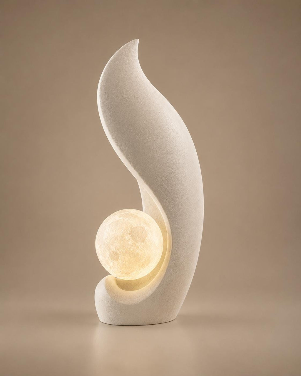Illuminated Sculptural Art Object | Modern Sculptural Floor Lamp | Large Decor 71 Inches