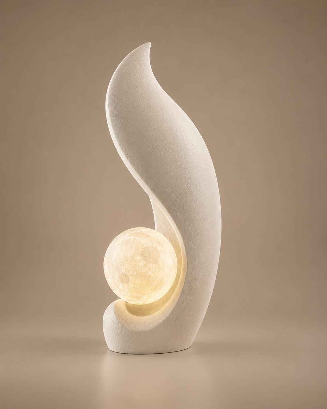 Illuminated Sculptural Art Object | Modern Sculptural Floor Lamp | Large Decor 71 Inches