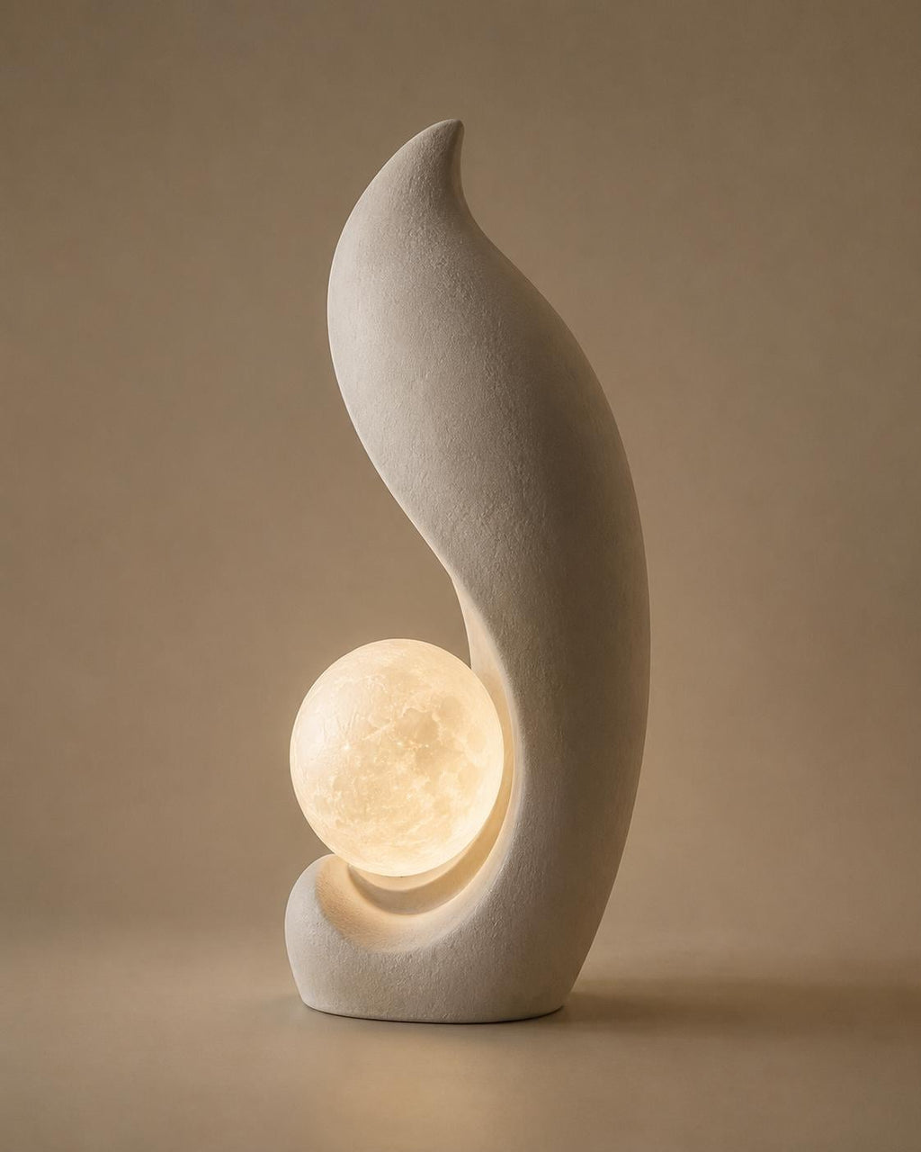 Illuminated Sculptural Art Object | Modern Sculptural Floor Lamp | Large Decor 71 Inches