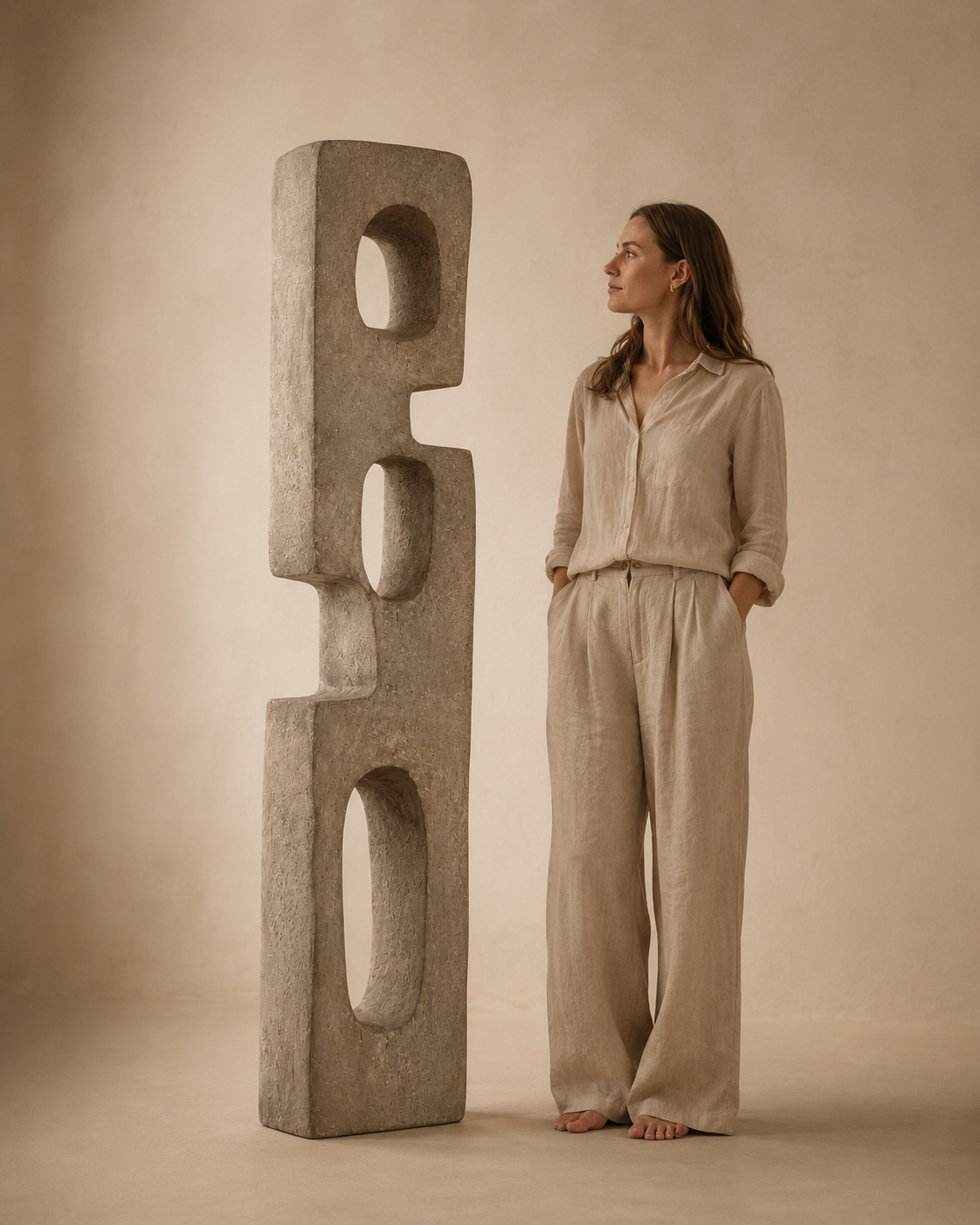 Portal Totem No.102 – Handcrafted Architectural Floor Sculpture